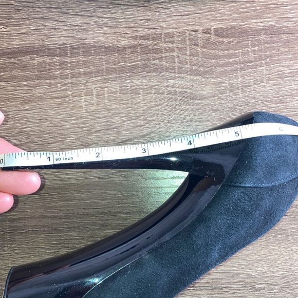 Truth or Dare Black Suede heels by Madonna size 6 - Picture 10 of 13